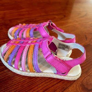 Ugg rainbow colored sandal